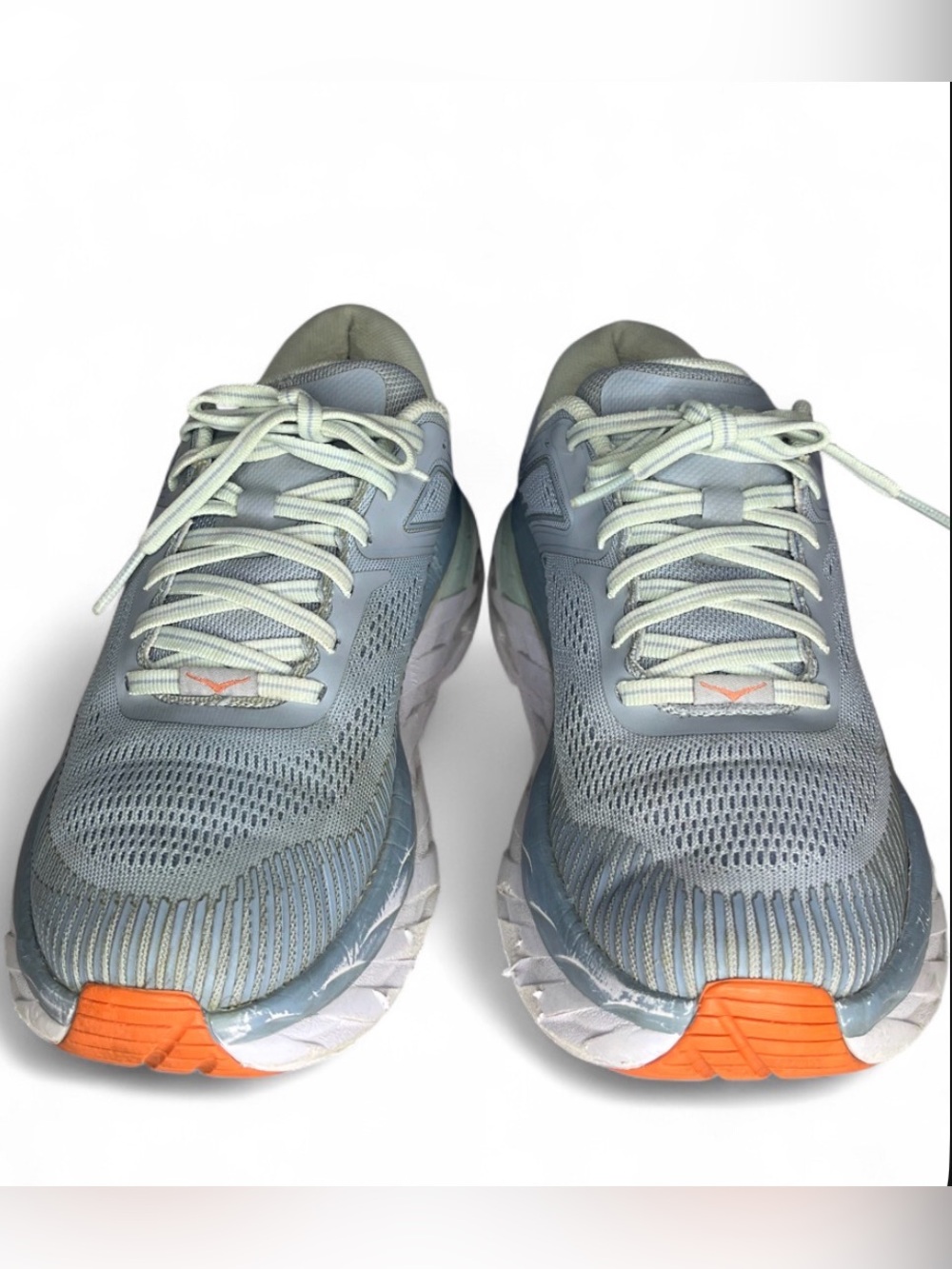 Hoka One One Bondi 7 Womens Size 7.5  Blue Fog Running Shoes 1110519 BFBG